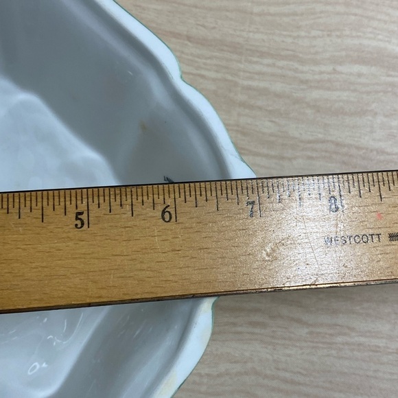 VINTAGE LE CORDON BLEU 1986 THE FRANKLIN MINT PORCELAIN FLORAL LAMB MOLD DECOR - Picture 7 of 7